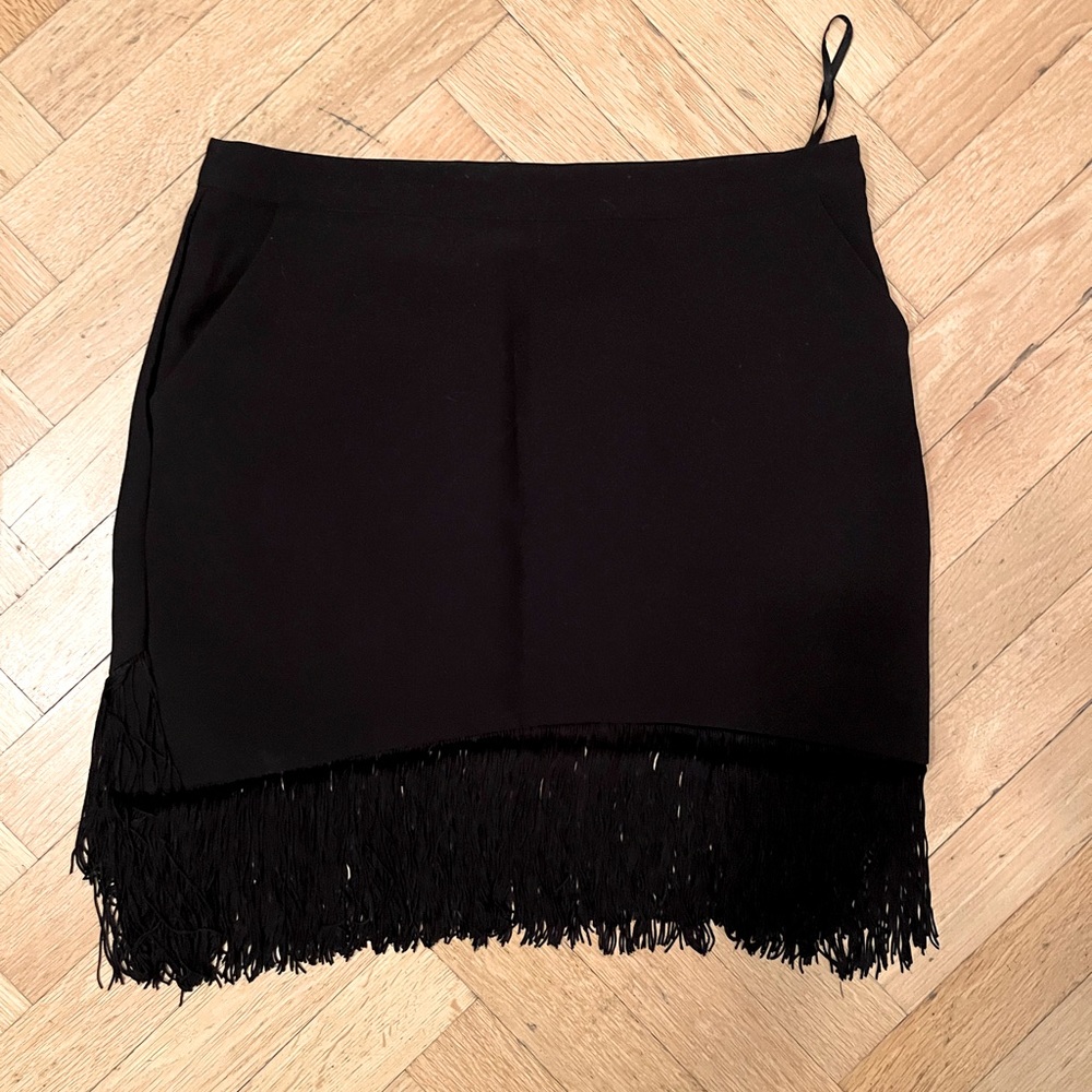 NWOT The Letter Tassel Mini Skirt size M - Picture 3 of 9